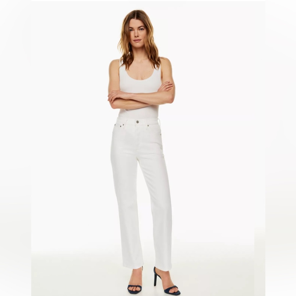 Denim Forum Arlo High Rise Straight Leg